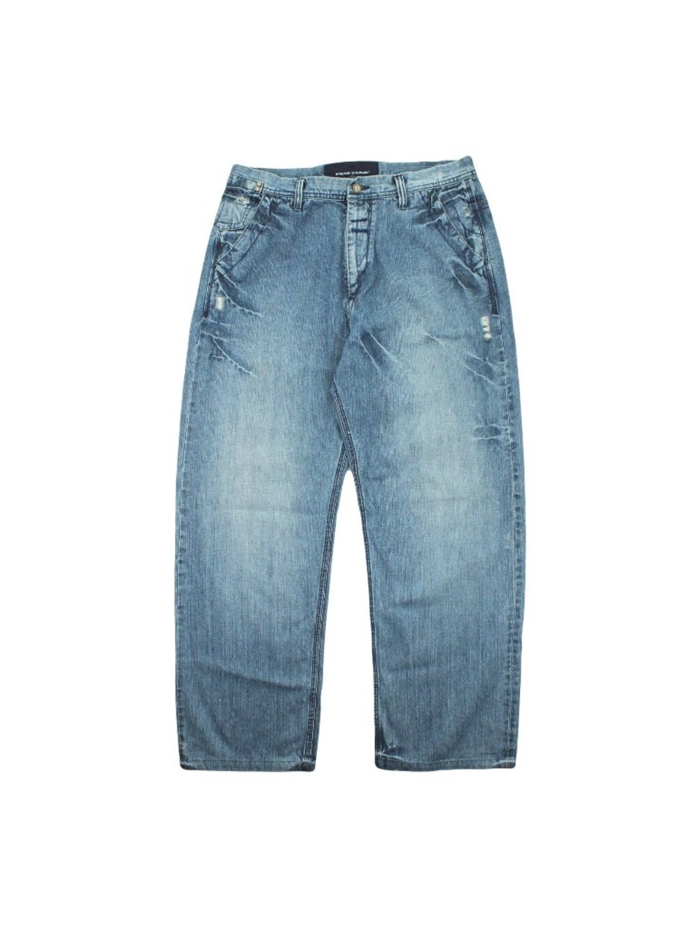 Y2K Phat Farm Baggy Medium Wash Denim 34